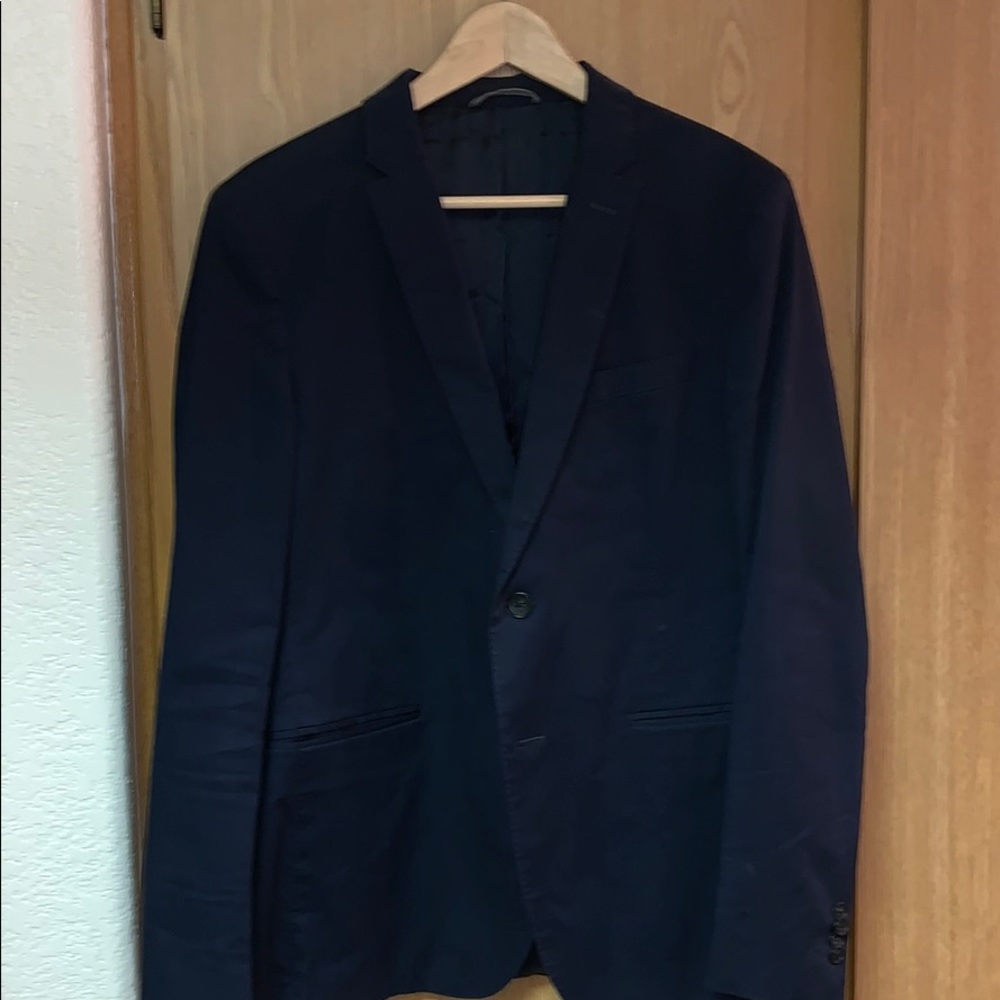 Mens Navy Michael Kors Blazer 40R